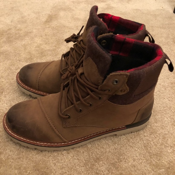 toms ashland boots brown